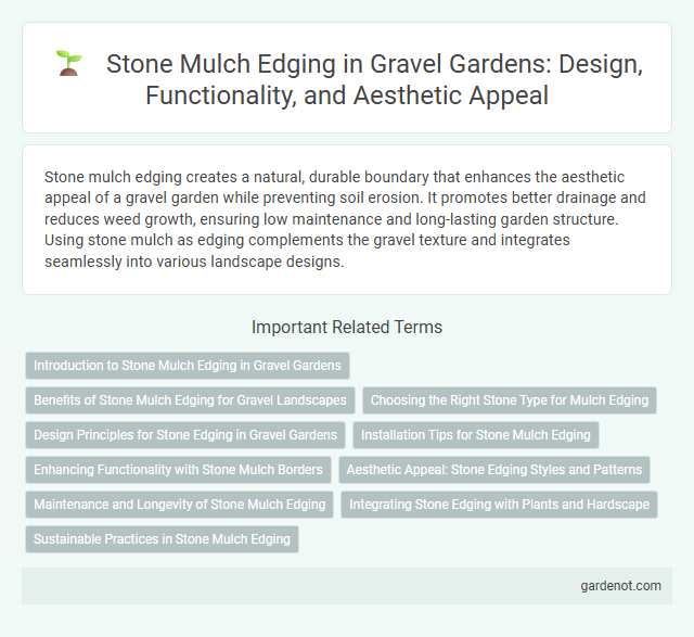 Stone Mulch Edging in Gravel Gardens: Design, Functionality, and Aesthetic Appeal