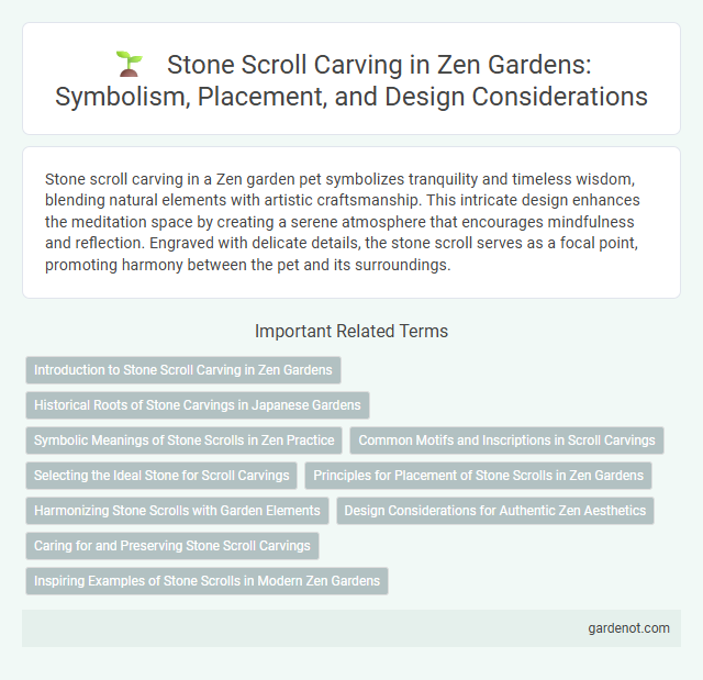 Stone Scroll Carving in Zen Gardens: Symbolism, Placement, and Design Considerations