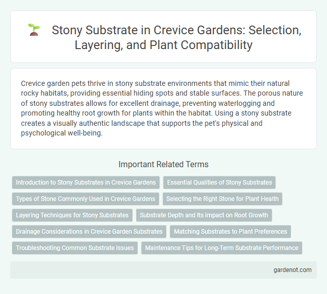 Stony Substrate in Crevice Gardens: Selection, Layering, and Plant Compatibility