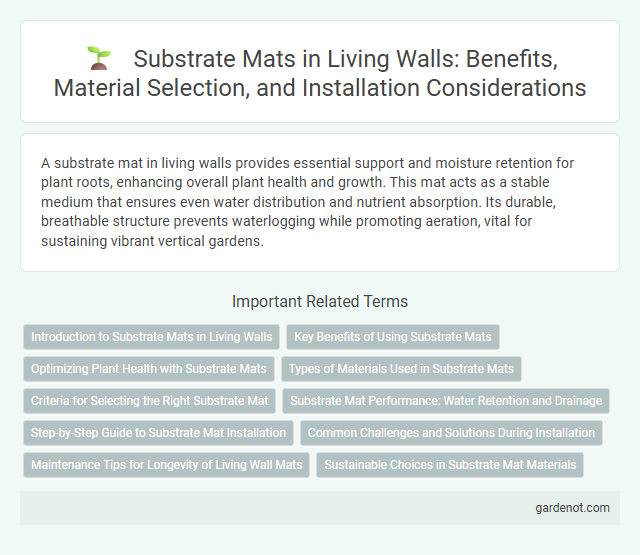 Substrate Mats in Living Walls: Benefits, Material Selection, and Installation Considerations