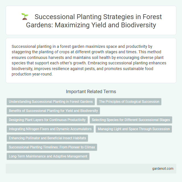 Successional Planting Strategies in Forest Gardens: Maximizing Yield and Biodiversity