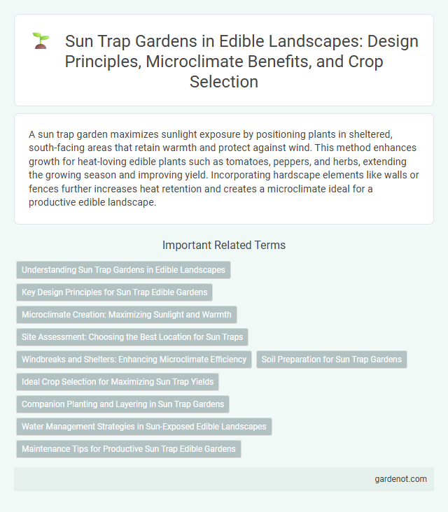 Sun Trap Gardens in Edible Landscapes: Design Principles, Microclimate Benefits, and Crop Selection