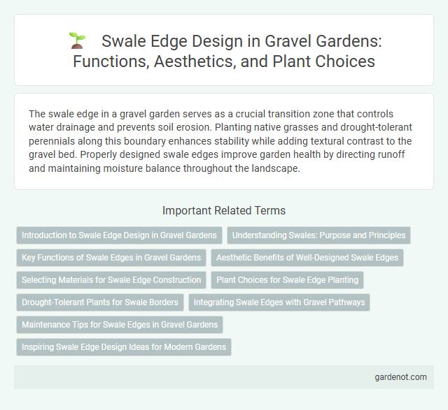 Swale Edge Design in Gravel Gardens: Functions, Aesthetics, and Plant Choices