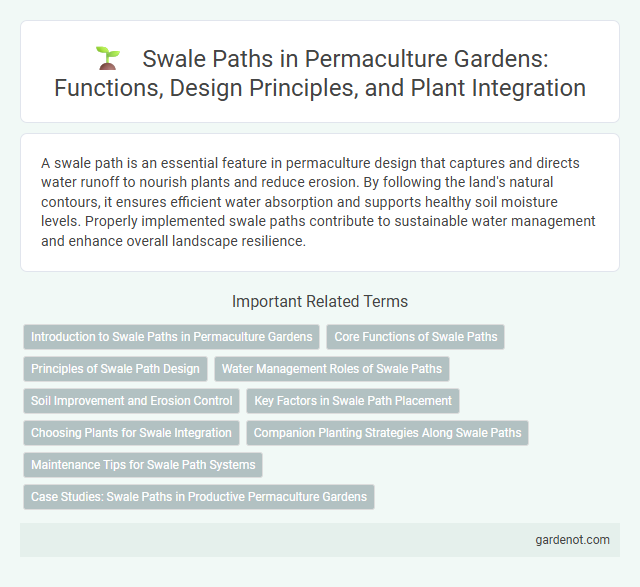 Swale Paths in Permaculture Gardens: Functions, Design Principles, and Plant Integration