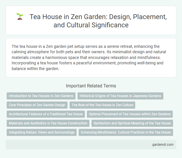 Tea House in Zen Garden: Design, Placement, and Cultural Significance