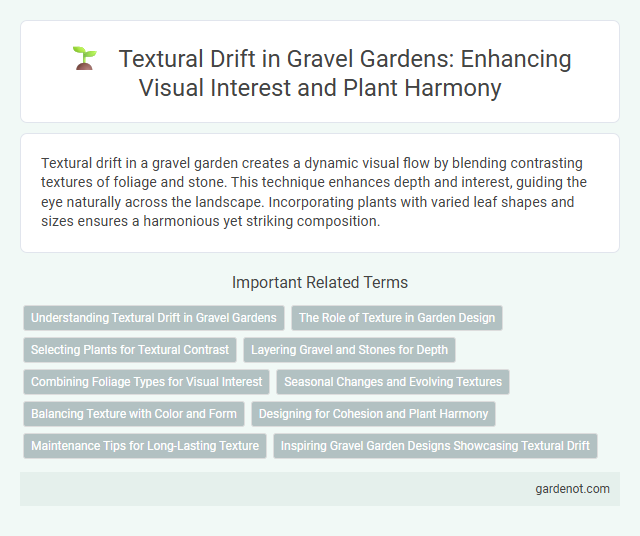 Textural Drift in Gravel Gardens: Enhancing Visual Interest and Plant Harmony