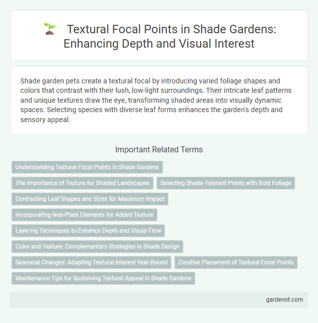 Textural Focal Points in Shade Gardens: Enhancing Depth and Visual Interest