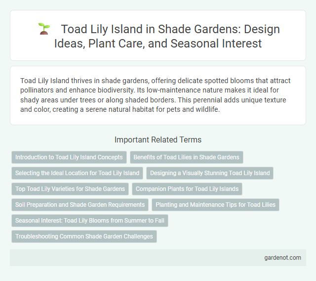 Toad Lily Island in Shade Gardens: Design Ideas, Plant Care, and Seasonal Interest