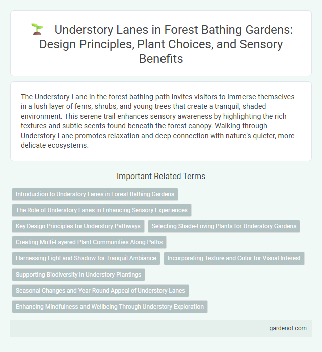Understory Lanes in Forest Bathing Gardens: Design Principles, Plant Choices, and Sensory Benefits