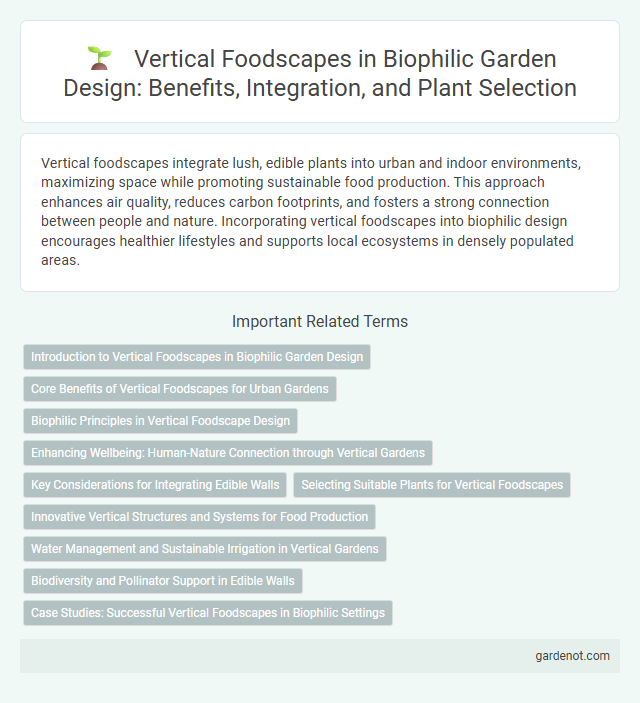 Vertical Foodscapes in Biophilic Garden Design: Benefits, Integration, and Plant Selection
