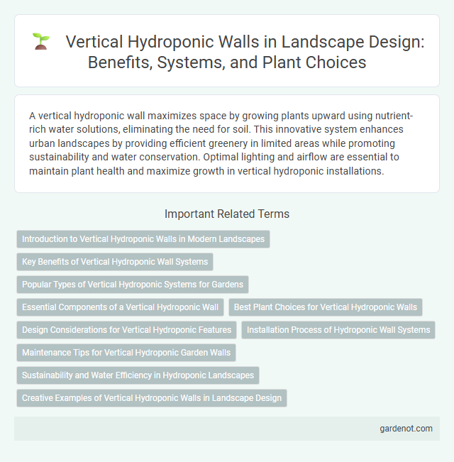 Vertical Hydroponic Walls in Landscape Design: Benefits, Systems, and Plant Choices