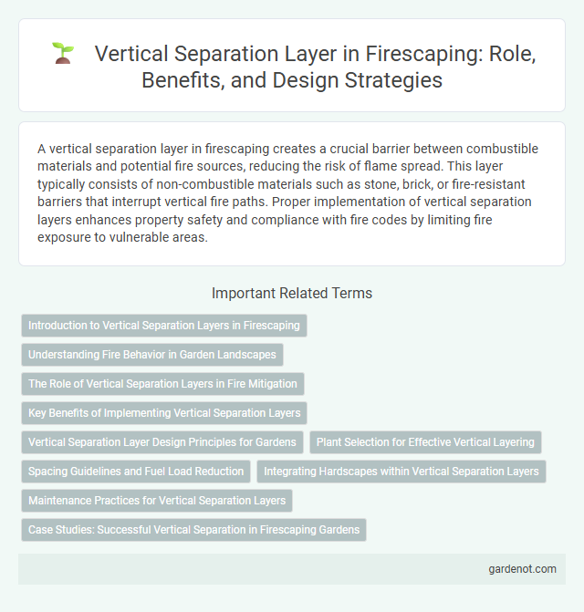 Vertical Separation Layer in Firescaping: Role, Benefits, and Design Strategies