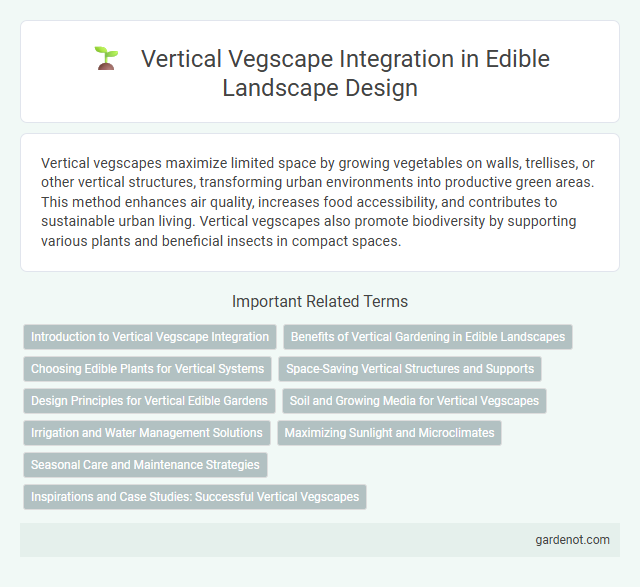 Vertical Vegscape Integration in Edible Landscape Design