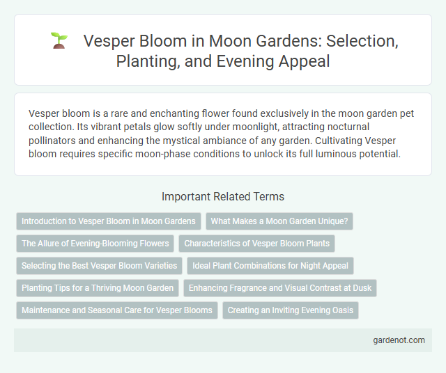 Vesper Bloom in Moon Gardens: Selection, Planting, and Evening Appeal