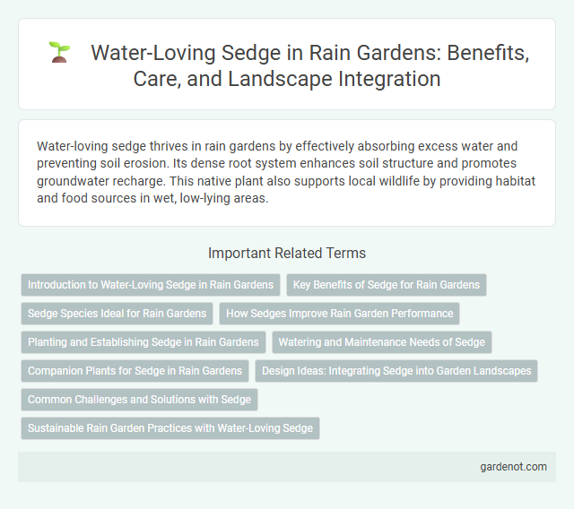 Water-Loving Sedge in Rain Gardens: Benefits, Care, and Landscape Integration