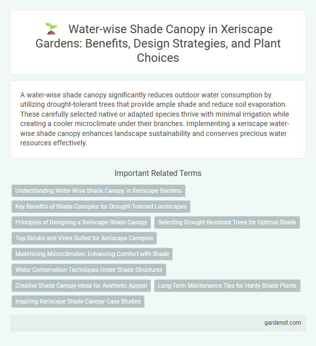 Water-wise Shade Canopy in Xeriscape Gardens: Benefits, Design Strategies, and Plant Choices