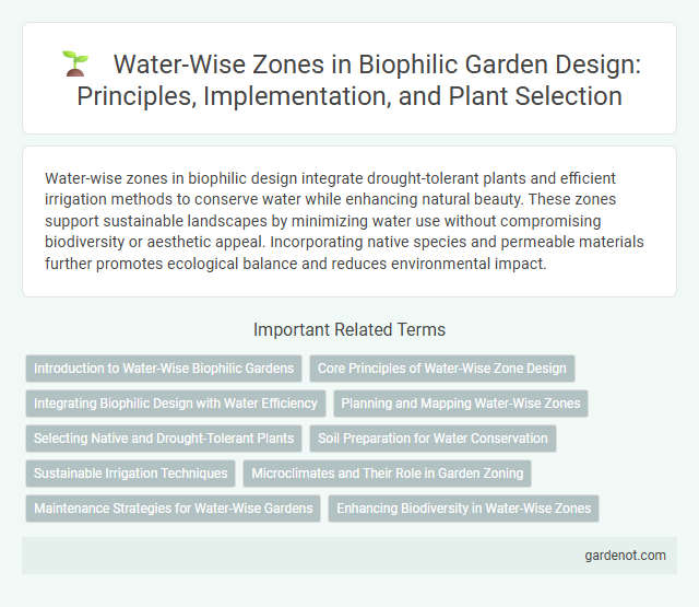 Water-Wise Zones in Biophilic Garden Design: Principles, Implementation, and Plant Selection