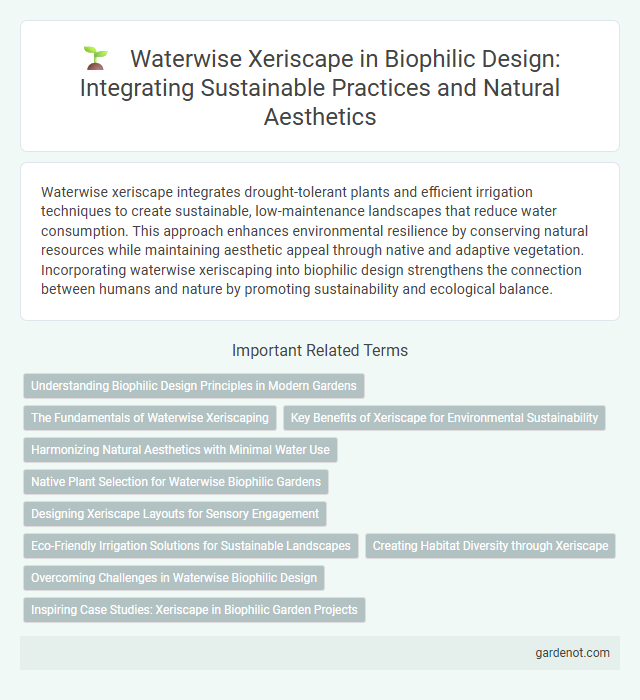 Waterwise Xeriscape in Biophilic Design: Integrating Sustainable Practices and Natural Aesthetics