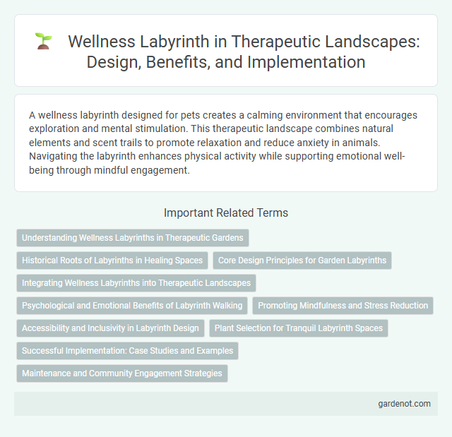 Wellness Labyrinth in Therapeutic Landscapes: Design, Benefits, and Implementation
