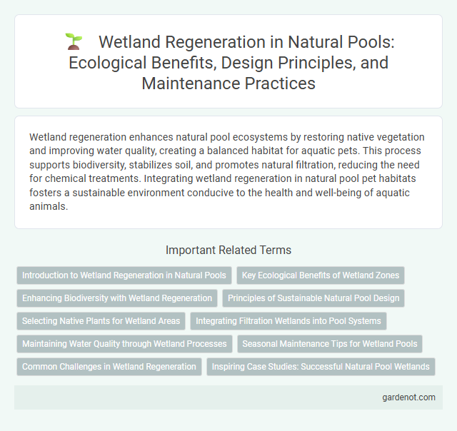 Wetland Regeneration in Natural Pools: Ecological Benefits, Design Principles, and Maintenance Practices