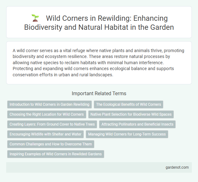 Wild Corners in Rewilding: Enhancing Biodiversity and Natural Habitat in the Garden