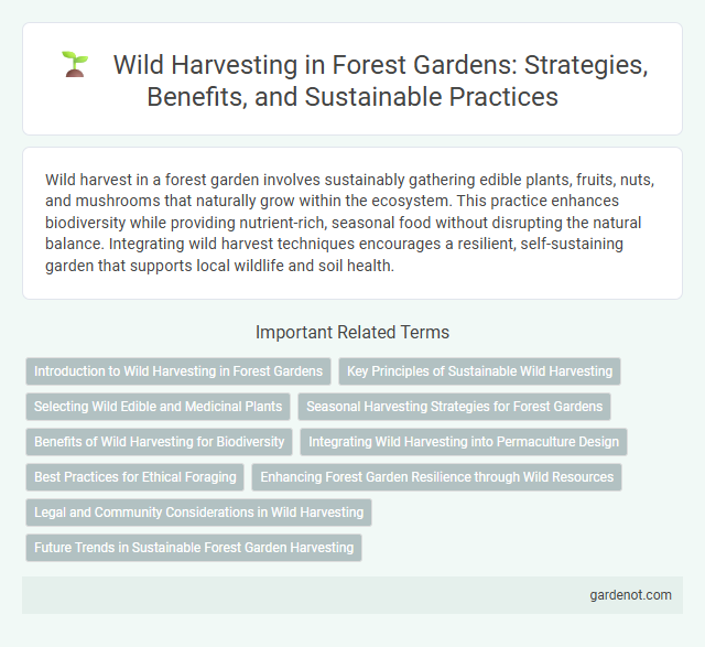 Wild Harvesting in Forest Gardens: Strategies, Benefits, and Sustainable Practices