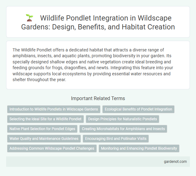 Wildlife Pondlet Integration in Wildscape Gardens: Design, Benefits, and Habitat Creation