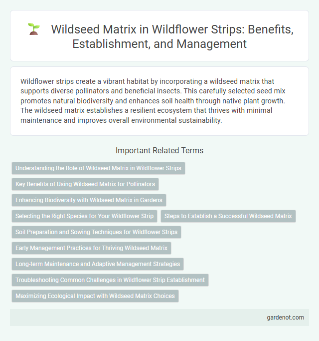 Wildseed Matrix in Wildflower Strips: Benefits, Establishment, and Management