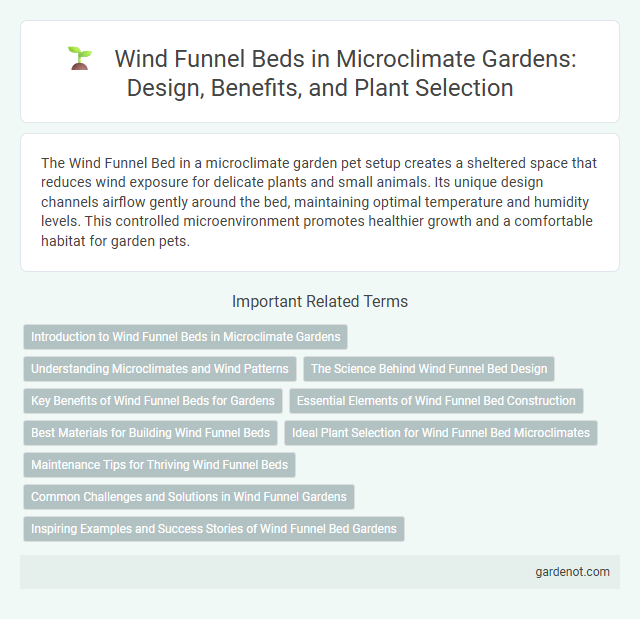 Wind Funnel Beds in Microclimate Gardens: Design, Benefits, and Plant Selection
