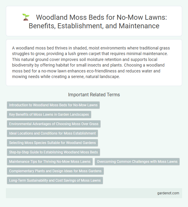 Woodland Moss Beds for No-Mow Lawns: Benefits, Establishment, and Maintenance