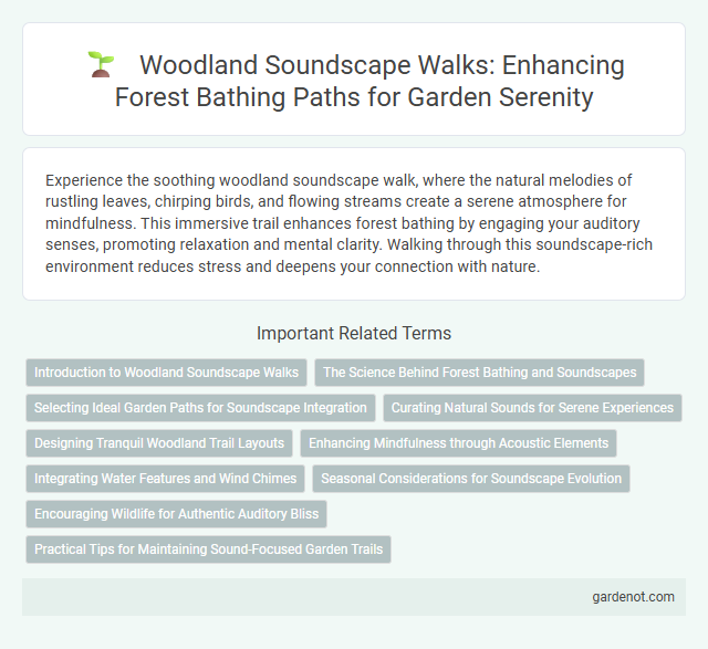 Woodland Soundscape Walks: Enhancing Forest Bathing Paths for Garden Serenity