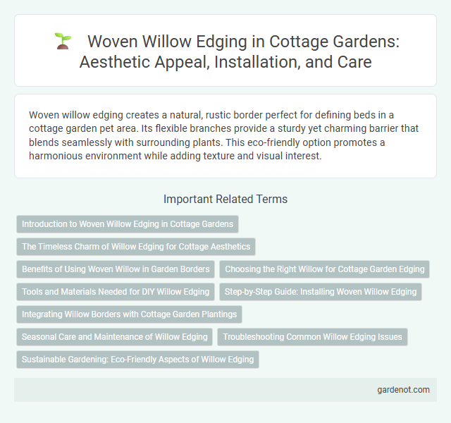 Woven Willow Edging in Cottage Gardens: Aesthetic Appeal, Installation, and Care