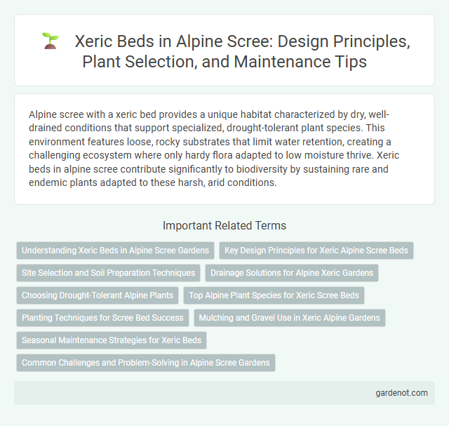 Xeric Beds in Alpine Scree: Design Principles, Plant Selection, and Maintenance Tips