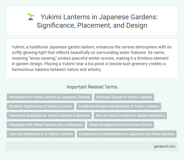 Yukimi Lanterns in Japanese Gardens: Significance, Placement, and Design