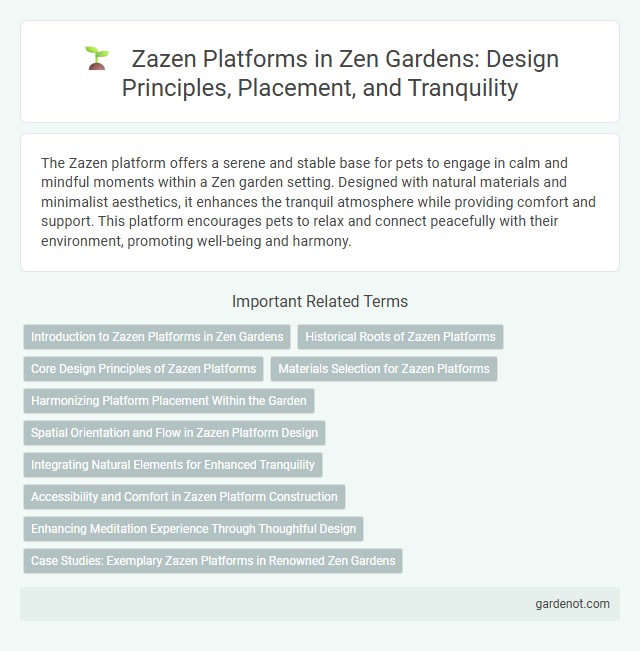 Zazen Platforms in Zen Gardens: Design Principles, Placement, and Tranquility