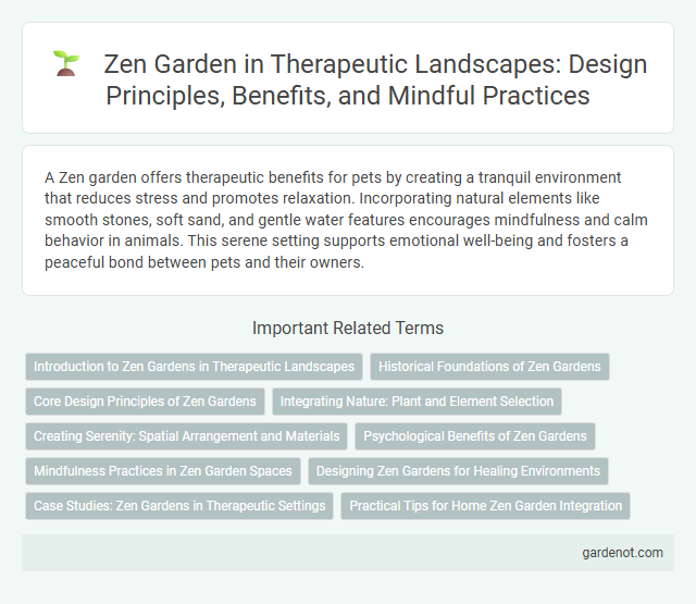Zen Garden in Therapeutic Landscapes: Design Principles, Benefits, and Mindful Practices