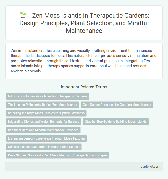 Zen Moss Islands in Therapeutic Gardens: Design Principles, Plant Selection, and Mindful Maintenance