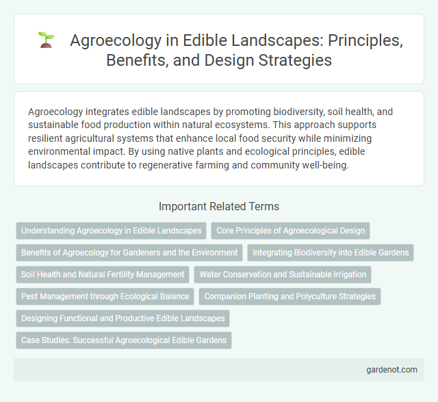 Agroecology in Edible Landscapes: Principles, Benefits, and Design Strategies