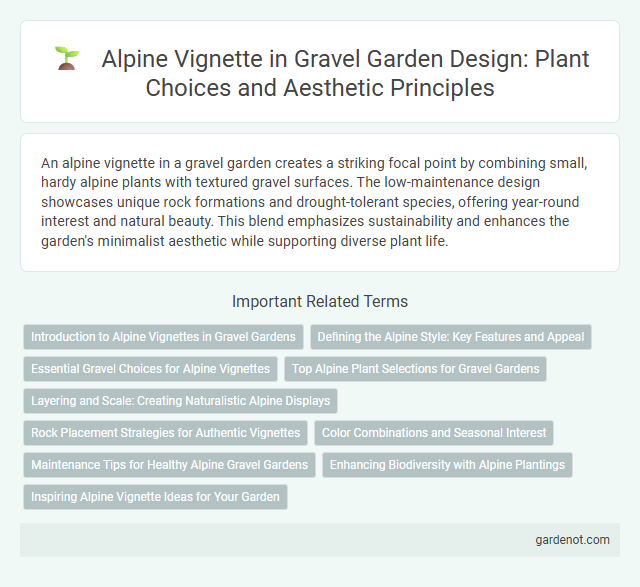 Alpine Vignette in Gravel Garden Design: Plant Choices and Aesthetic Principles