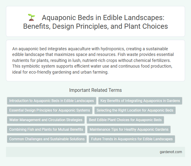 Aquaponic Beds in Edible Landscapes: Benefits, Design Principles, and Plant Choices