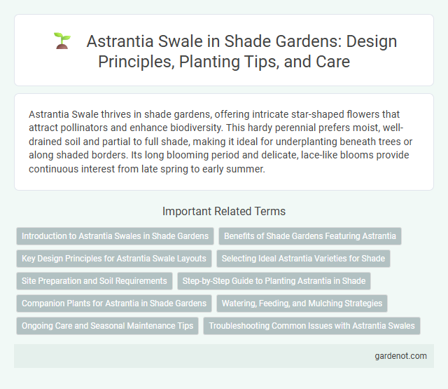 Astrantia Swale in Shade Gardens: Design Principles, Planting Tips, and Care