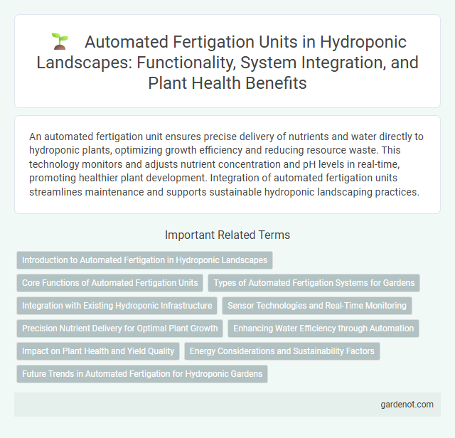 Automated Fertigation Units in Hydroponic Landscapes: Functionality, System Integration, and Plant Health Benefits