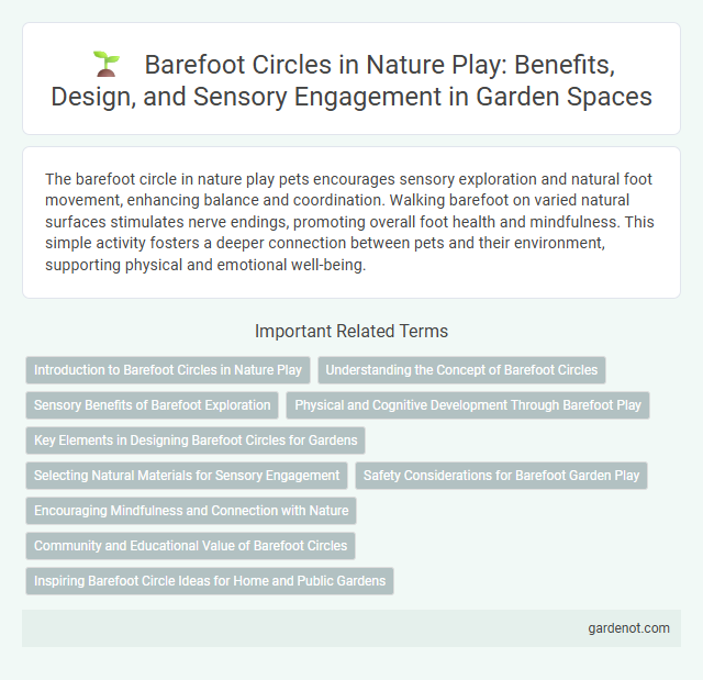Barefoot Circles in Nature Play: Benefits, Design, and Sensory Engagement in Garden Spaces