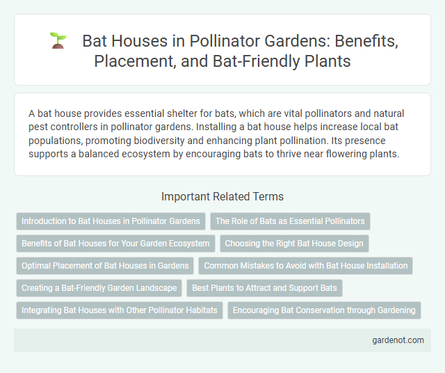Bat Houses in Pollinator Gardens: Benefits, Placement, and Bat-Friendly Plants