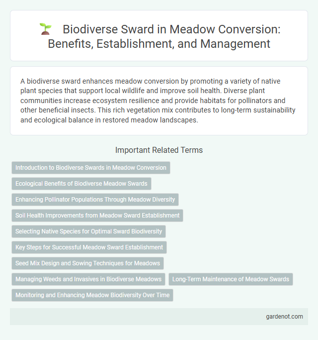 Biodiverse Sward in Meadow Conversion: Benefits, Establishment, and Management