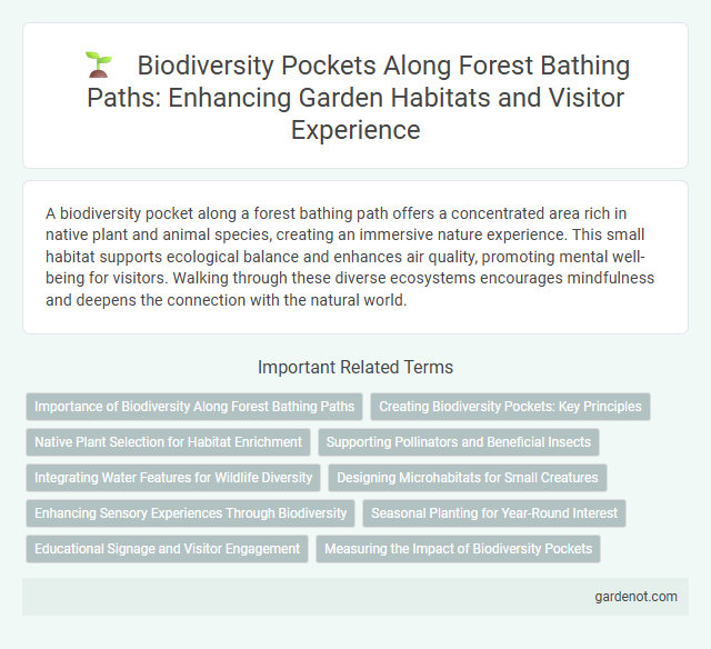 Biodiversity Pockets Along Forest Bathing Paths: Enhancing Garden Habitats and Visitor Experience