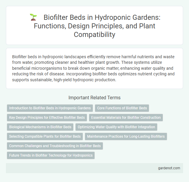 Biofilter Beds in Hydroponic Gardens: Functions, Design Principles, and Plant Compatibility