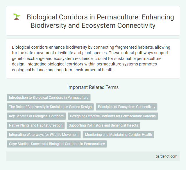 Biological Corridors in Permaculture: Enhancing Biodiversity and Ecosystem Connectivity