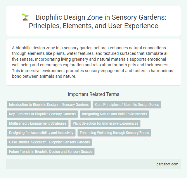 Biophilic Design Zone in Sensory Gardens: Principles, Elements, and User Experience