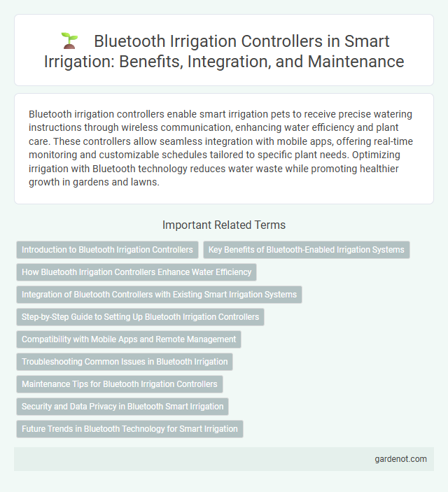 Bluetooth Irrigation Controllers in Smart Irrigation: Benefits, Integration, and Maintenance